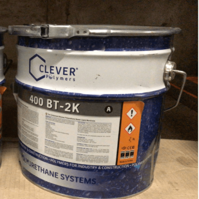Изображение Мастика CLEVER PU BASE 400 BT-2К, 2-х компонентный,битумный гидроизоляционный материал на основе ПУ, в магазине MaxGG.ru Фото Мастика CLEVER PU BASE 400 BT-2К, 2-х компонентный,битумный гидроизоляционный материал на основе ПУ, в магазине MaxGG.ru